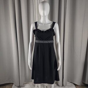 Essentials by A.B.S. Women's Black Empire Waist Formal Party Dress Size 2 (NWT)